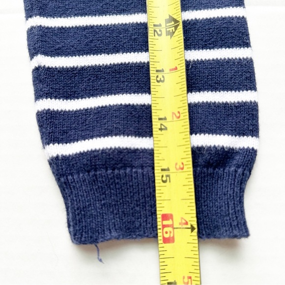 Janie and Jack Striped Sweater Jogger In Navy - Picture 10 of 12